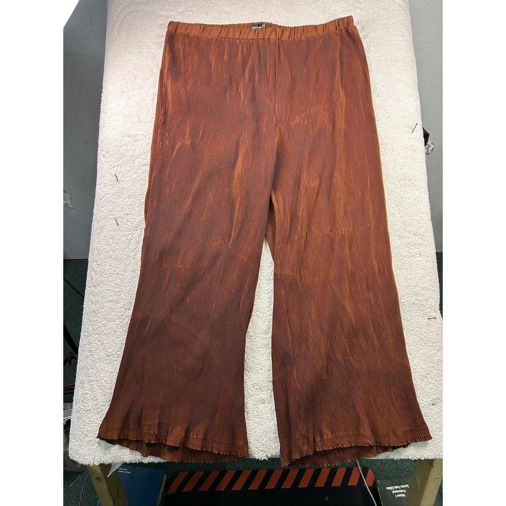 PrettyLittleThing Pants Womens 26 Pleated High Waisted Wide Leg Trousers New